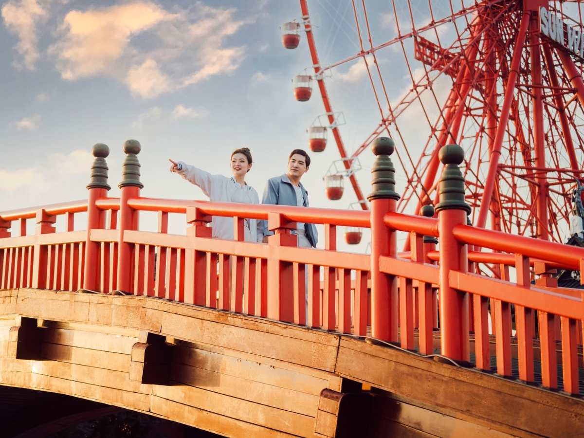 Bên cạnh tham quan vịnh, Sun World Ha Long là điểm đến có thể kết hợp trong lịch trình du lịch Hạ Long tháng 10