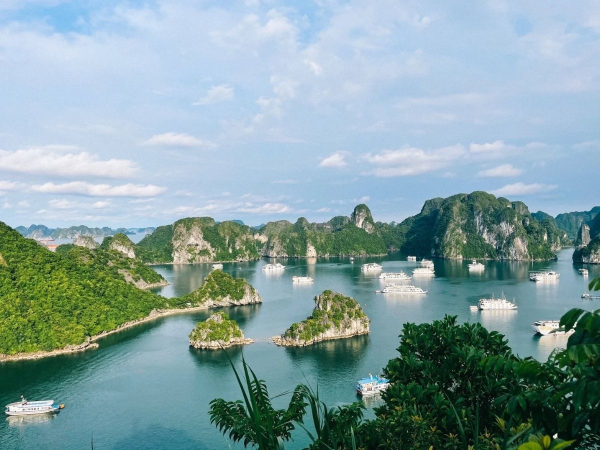 Mùa hè là thời điểm Hạ Long có điều kiện thời tiết thuận lợi cho các hoạt động ngoài trời