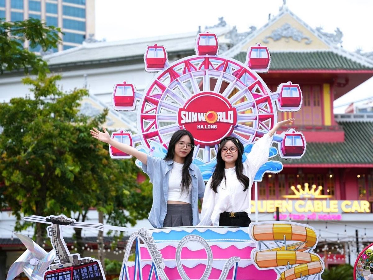 Buổi chiều là thời điểm lý tưởng để trải nghiệm Sun World Ha Long.