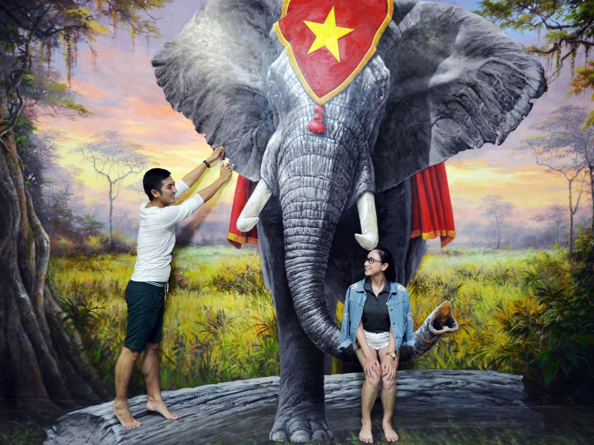 Bảo tàng tranh 3D Quảng Ninh thu hút đông đảo du khách. Bảo tàng tranh 3D Quảng Ninh thu hút đông đảo du khách.