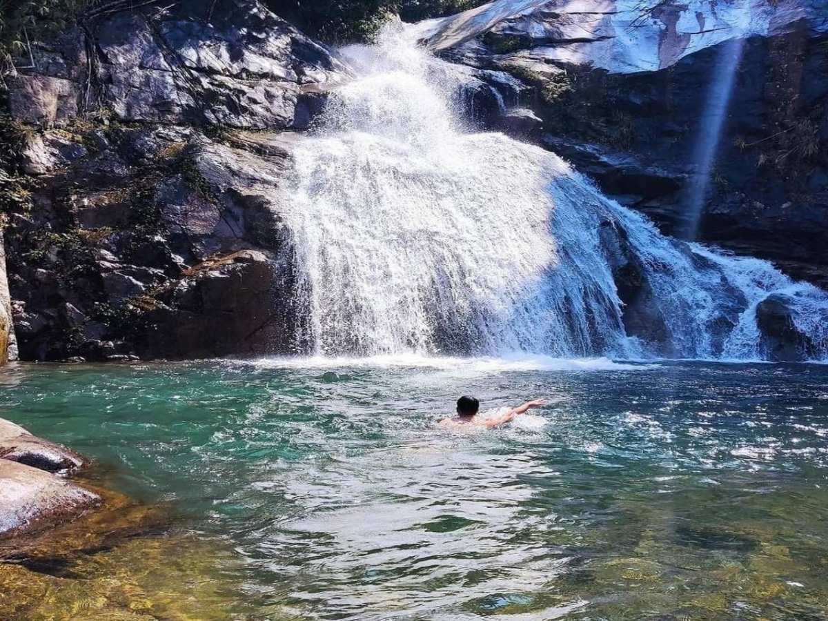 Thời tiết thác Mơ Quảng Ninh quanh năm mát mẻ, dễ chịu