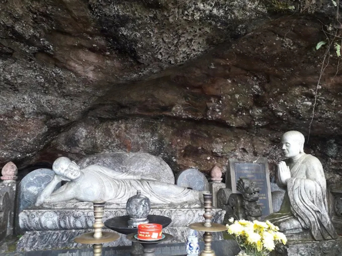 Tên gọi chùa Bảo Sái gợi nhắc đến một giai đoạn phát triển của Phật giáo Trúc Lâm trên non thiêng Yên Tử (Nguồn: Sưu tầm)