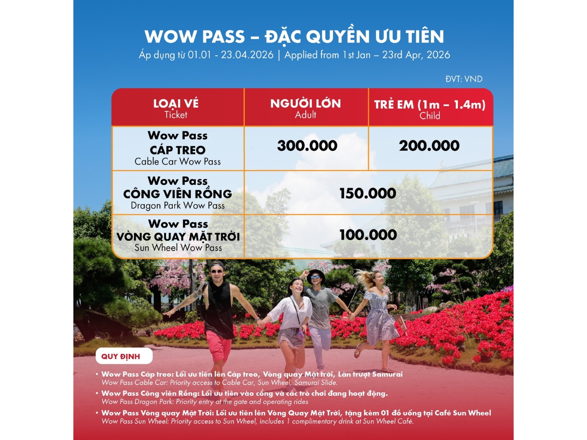 Đặt vé online hoặc mua theo nhóm sẽ giúp du khách tiết kiệm chi phí khi tham quan và vui chơi tại Sun World Ha Long