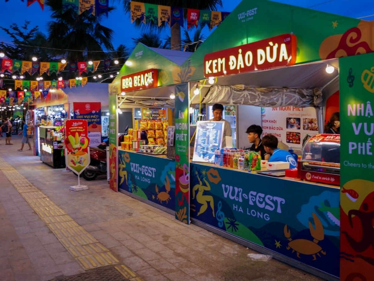 Sau một ngày vận động, VUI-Fest là điểm dừng chân lý tưởng để thư giãn.