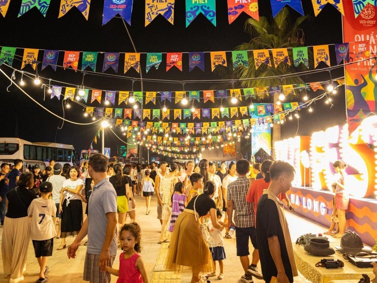 VUI-Fest mang đến không gian hoàn toàn khác biệt với không khí sôi động về đêm.