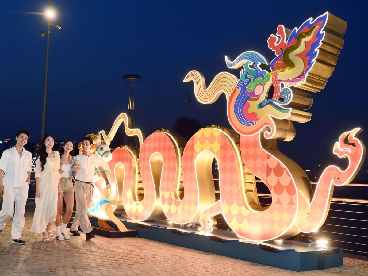 Phong cách đường phố là lựa chọn phù hợp với không gian hiện đại của VUI-Fest Ha Long.